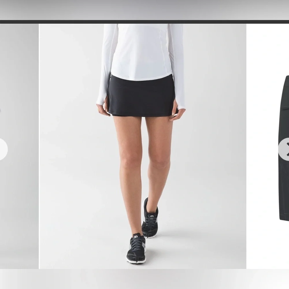 Lululemon Circuit Breaker Skirt Black Size 2